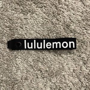 Lululemon keychain